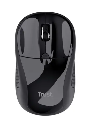 Trust BASICS Wireless schwarz / Kabellose Maus / optisch / 1600 DPI / 3 Tasten / RF 2,4 GHz