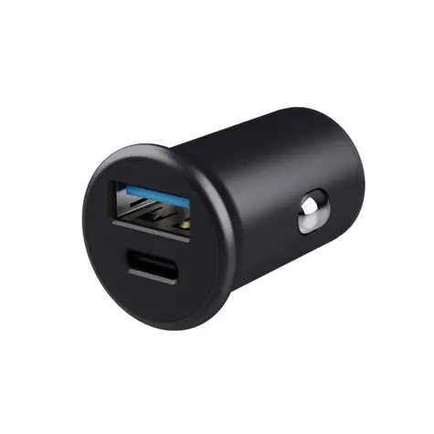 Trust Fast 38W PD schwarz / Autoladegerät / 38W / 1x USB-A / 1x USB-C