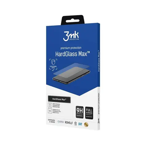 3mk HardGlass MAX Panzerglas für Apple iPhone 15 Pro Max schwarz