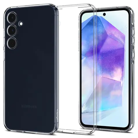Spigen Liquid Crystal Schutzhülle für Samsung Galaxy A55 klar