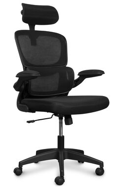 Connect IT FOR HEALTH DeltaPro schwarz / Bürostuhl / verstellbar / AirMesh-Bezug / 5 Rollen / Tragkraft 120 kg