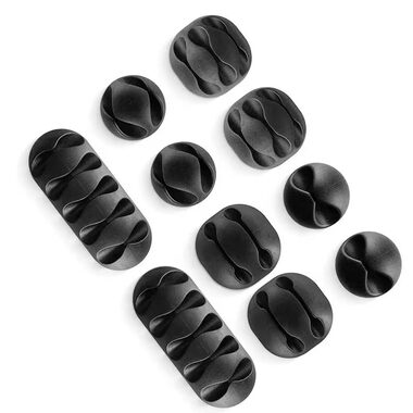 Swissten Kabelmanagement - Kabelklemmen 10 Stk