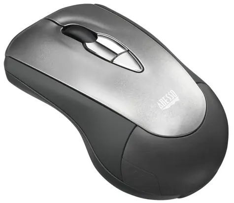 Adesso iMouse P10 schwarz / kabellose Maus / Laser / Gyroskop / 2400DPI / 6 Tasten / 2,4GHz