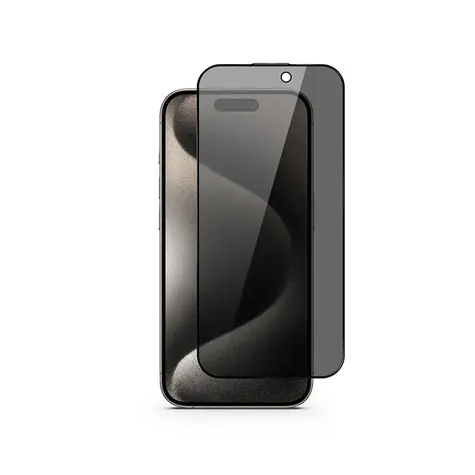 Epico Edge to Edge Privacy Glass IM Schutzglas für Apple iPhone 15 Pro Max / mit Applikator