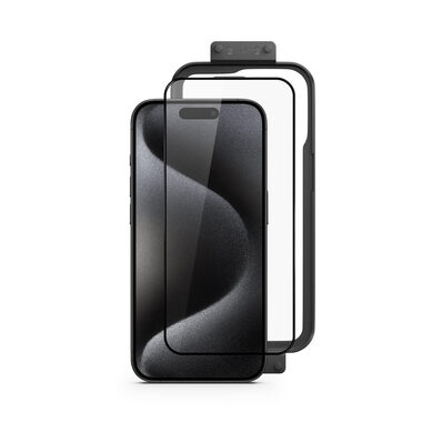 Epico UNUM Sapphire Shield 3D Schutzglas für Apple iPhone 16 / mit Einbaurahmen