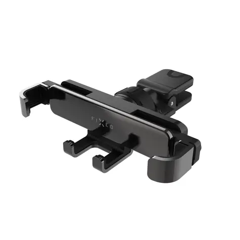 FIXED Gravity Universalhalter (2. Generation) mit Befestigung am grauen Lüftungsgitter