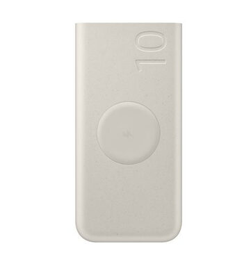 Samsung Powerbank kabellos 10.000 mAh beige / 25W / USB-C / 10.000 mAh