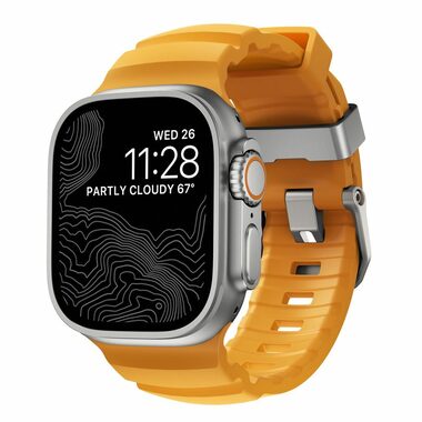 Nomad Rocky Point Bandarmband für Apple Watch Ultra (49/45/44/42 mm), gelb