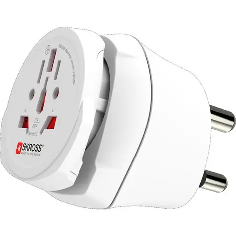 SKROSS Reiseadapter Südafrika Combo für Südafrika + Afrika + Naher Osten Typ M