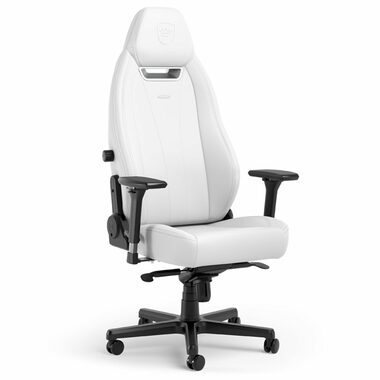 noblechairs Legend White Edition / Gaming Stuhl / Kunstleder / verstellbar / Rollen / Tragkraft 150 kg
