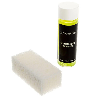 noblechairs Reinigungsmittel für PU-Leder 100 ml / 1x Schwamm 