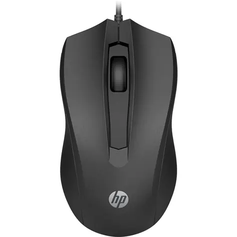 HP 105 Wired Mouse schwarz / kabelgebundene Maus / optisch / 3 Tasten / 1600 dpi / USB
