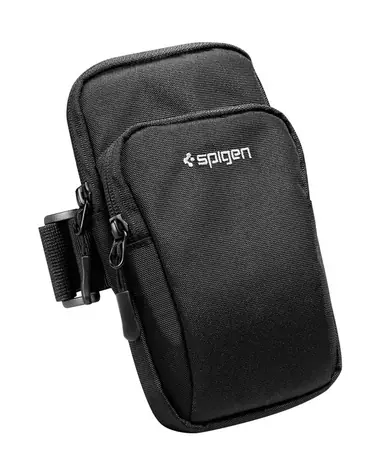 Spigen Dynamic Shield A702 Sport-Handtasche für Smartphones bis 6,9 Zoll, Schwarz
