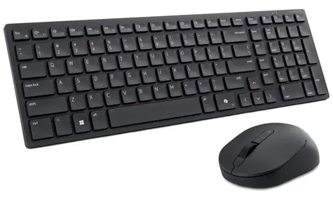 DELL KM555 schwarz / kabelloses Tastatur- und Mausset / Bluetooth / 2,4 GHz / UA-Layout