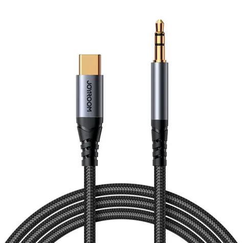 Joyroom SY-A07 Kabelbuchse 3,5 mm (M) - USB-C (M) 1,2 m grau 