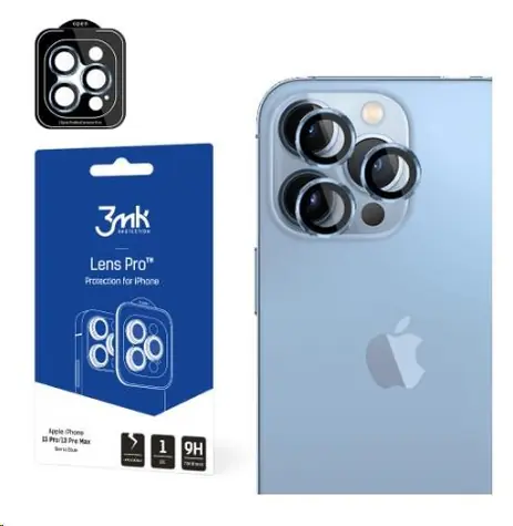3mk Lens Protection Pro Kameraglas für Apple iPhone 15 Pro Max Königsblau