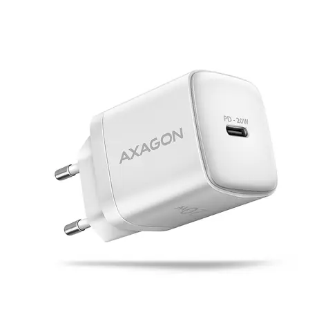 Axagon ACU-PD20W weiß / Netzladegerät / 1x USB-C / 20W 