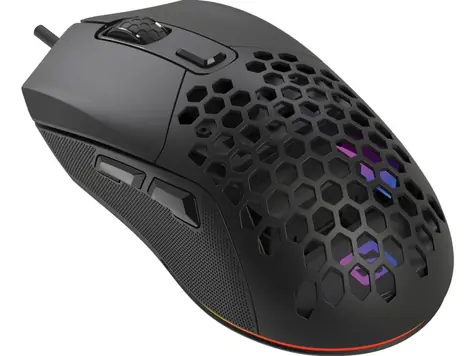 Sandberg FlexCover 6D schwarz / Gaming-Maus / optisch / 12800 DPI / LED / 6 Tasten / USB