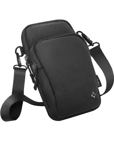 Spigen Klasden Universal Cross Bag für Mobile schwarz / Mini-Umhängetasche 