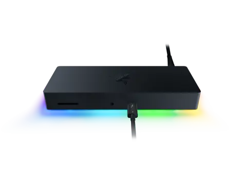 Razer Thunderbolt 4 Dock Chroma / Dockingstation / 2x USB-A / 3x USB-C / 1x RJ-45 / 1x SDXC / 1x 3,5-mm-Buchse