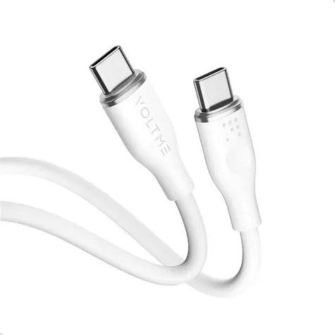 VOLTME Powerlink Moss Series CTC-Kabel USB-C(M) 3A/60W 1m weiß / 2x USB-C(M)