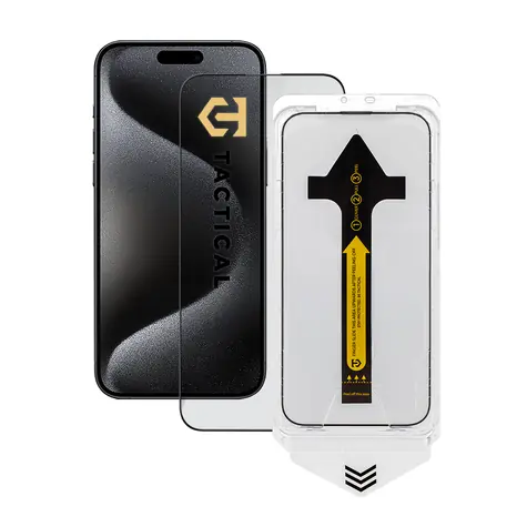 Tactical Impact BARRIER für Rookies. Schutzglas für Apple iPhone 15 Pro Max / Einbaurahmen 