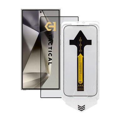 Tactical BARRIER für Rookies. Schutzglas für Samsung Galaxy S24 Ultra / Einbaurahmen