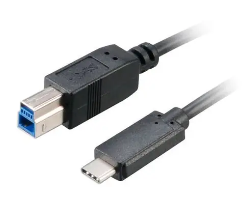 Akasa USB-C 3.1 (M) - USB-B 3.1 (M) 1 m schwarz 