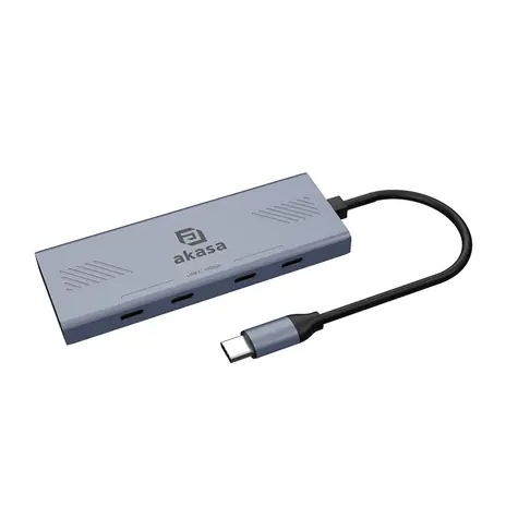 Akasa USB-Hub / 4X USB-C 3.2 Gen2 / 10 Gbit/s