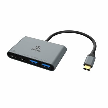 Akasa USB-Hub / 2X USB-A 3.2 Gen 2 / 2x USB-C 3.2 Gen2 / PD 100W 