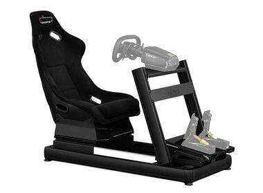 Nitro Concepts E-Racer - Core Bundle Black / Sim klappbares Renngestell mit Sitz