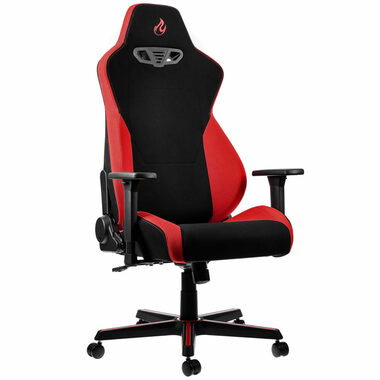 Nitro Concepts S300 Inferno Red rot / Gaming-Stuhl / Stoff / verstellbar / Rollen / nicht tragbar 135 kg 