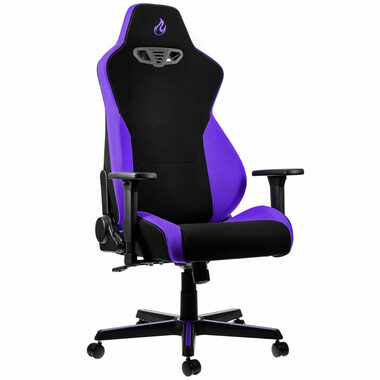 Nitro Concepts S300 Nebula Purple lila / Gaming-Stuhl / Stoff / verstellbar / Rollen / Belastbarkeit 135 kg 