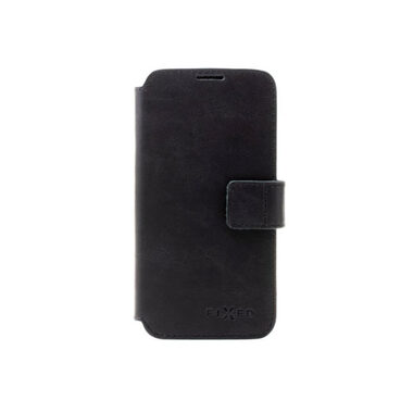 FIXED ProFit Book-Type Ledertasche für Samsung Galaxy S25 Ultra schwarz