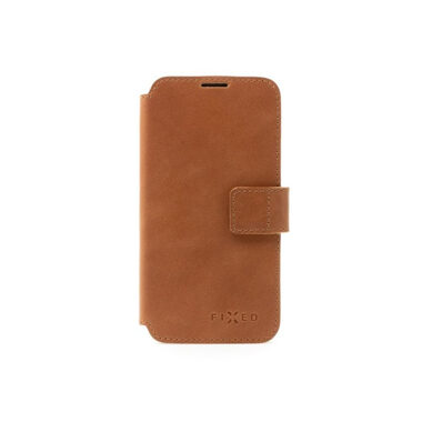 FIXED ProFit Book-Type Ledertasche für Samsung Galaxy S25 Ultra braun