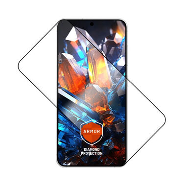 FIXED Ultra-strapazierfähiges Armor Hartglas mit Anti-Staub-Applikator und AR-Beschichtung für Samsung Galaxy S25+ schwarz