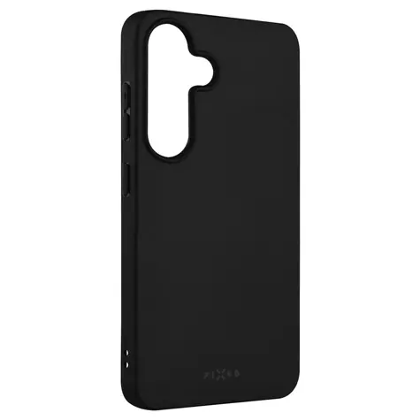 FIXED Back gummierte Cover Story für Samsung Galaxy S25 schwarz