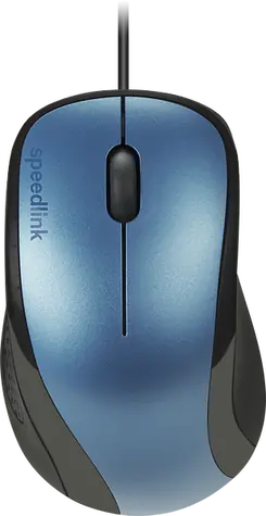 KAPPA Mouse - USB blau / kabelgebundene Maus / optisch / 1000 DPI / 3 Tasten / USB / 1,4 m