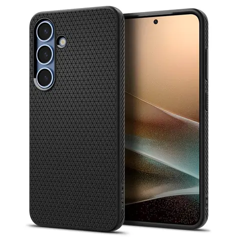 Spigen Liquid Air Schutzhülle für Samsung Galaxy S25 mattschwarz
