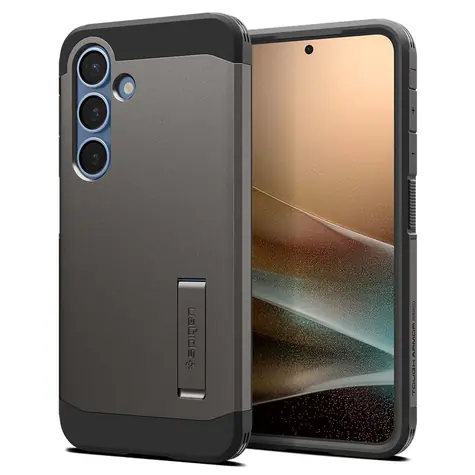 Spigen Tough Armor MagSafe Schutzhülle für Samsung Galaxy S25 Gunmetal