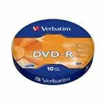 Verbatim DVD R 4,7 GB 16x 10-Spindel RETAIL / 120min 