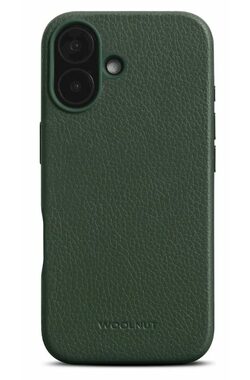Woolnut Leather Case Schutzhülle für Apple iPhone 16 grün 