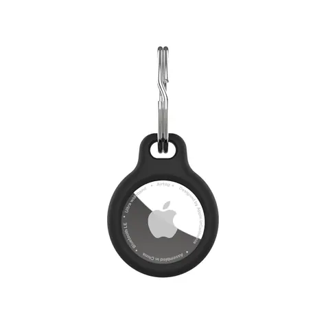 FIXED Silky Silicone Case für Apple AirTag, schwarz