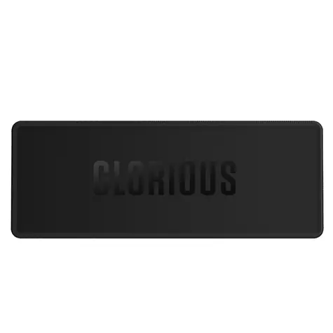 Glorious Keyboard Mat 65% schwarz / Tastaturmatte / 360 x 136 x 4 mm