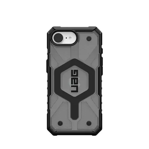UAG Pathfinder Clear MagSafe Schutzhülle für Apple iPhone 16e aschgrau