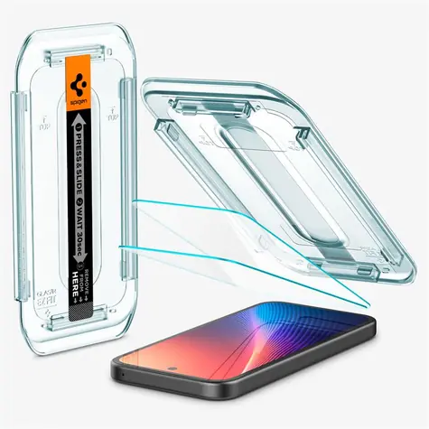 Spigen Glass tR EZ Fit Schutzglas für Google Pixel 9a 2St