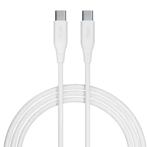 Allity AUC-02 Datenkabel USB-C/USB-C 2m 60W weiß