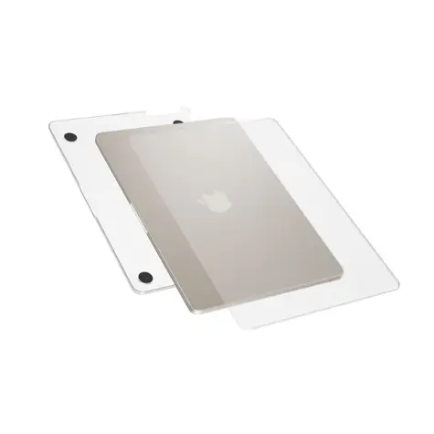 Epico Slim Shell Hülle für Macbook Air 15" M2 (2023)/M3 (2024) (A2941/A3114) matt transparent