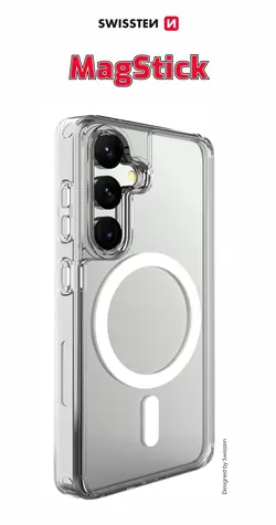 Swissten CLEAR JELLY MagStick Case für Samsung S931B Galaxy S25 5G transparent