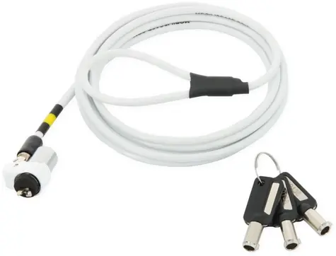 Mobilis Sicherheitskabelschloss / 3x Schlüssel / Länge 2m